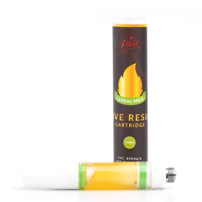 Pyro Live Resin Cartridge 1ml Cereal Milk 2 700x700 - Live Resin Vape Cartridges (Pyro Extracts)