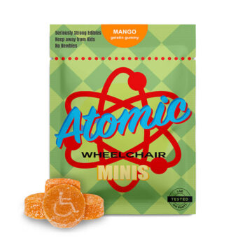 ATW MINI 400 Mango 350x350 - 400mg THC Mini Gummies (Atomic Wheelchair)