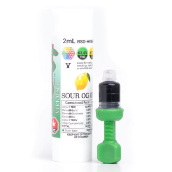 Viridesco RSO Syringe Sour OG 350x350 - 2ml Rick Simpson Oil (Viridesco)