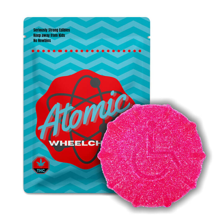 atomic wheelchair gummy watermelon web 700x700 - 2000mg THC Vegan Gummy (Atomic Wheelchair)