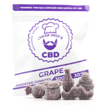 SugarJacks Assorted CBD Gummies Grape 300MG 350x350 - 300mg CBD Assorted Gummies (Sugar Jack’s)