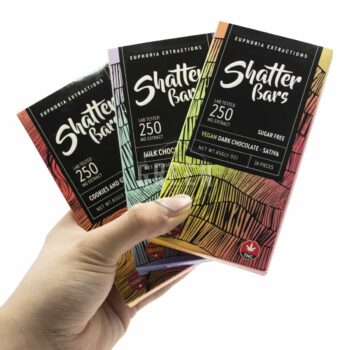 Euphoria Extracts Shatter Bars 350x350 - Euphoria Extractions Sativa Shatter Bars