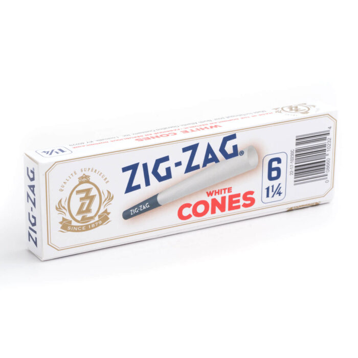 ZigZag White Cones 2 700x700 - Zig Zag Rolling Paper Cones