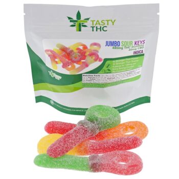 Jumbo Sour Keys min 350x350 - Jumbo Sour Keys (480mg THC/40mg CBD)