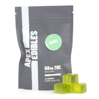 ApexEdibles Kiwi Gummies 500MG THC 2 350x350 - 500mg THC Gummies (Apex Edibles)