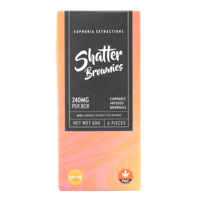 EuphoriaExtracts Shatter Brownies Sativa 240MG 700x700 - Sativa 240mg Shatter Brownies (Euphoria Extractions)