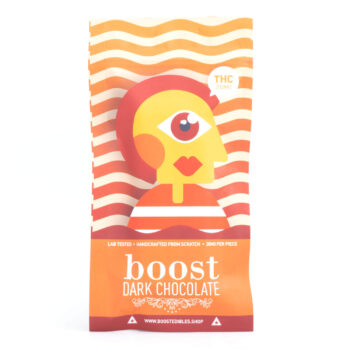 BoostEdibles 200MG THC Dark Chocolate Bar 350x350 - Dark Chocolate 200mg THC Bar (Boost Edibles)