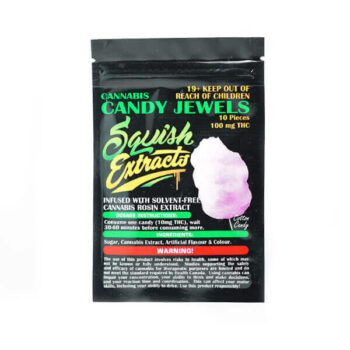 Squish Candy Jewels Cotton Candy 350x350 - Candy Jewels 100mg THC (Squish Extracts)