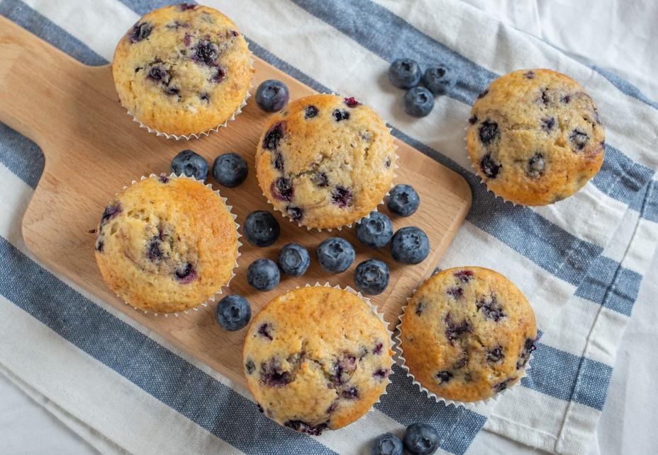 Cannabis Infused Blueberry Lavender Muffins Recipe