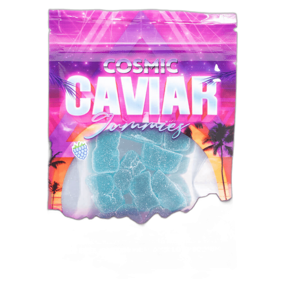 CosmicCaviar Medicated Gummies 100MG Blueberry