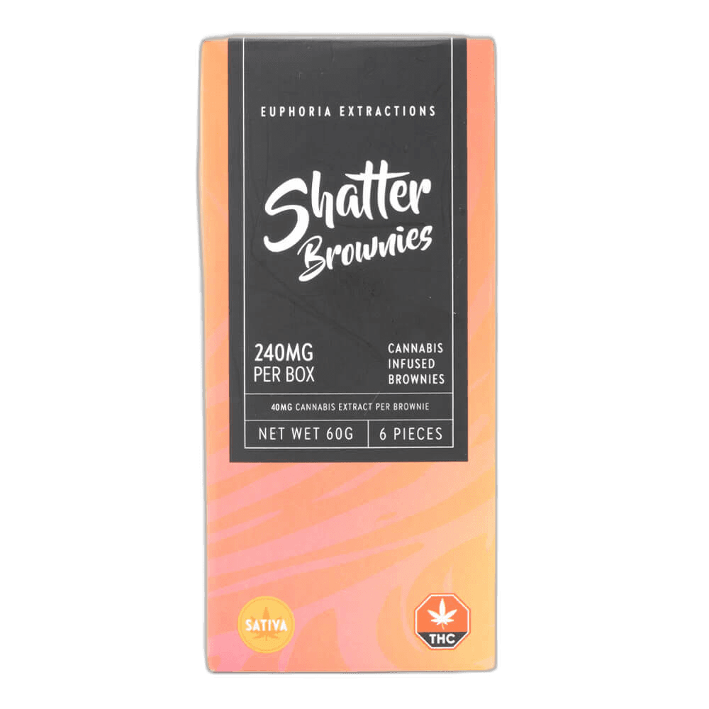 EuphoriaExtracts Shatter Brownies Sativa 240MG