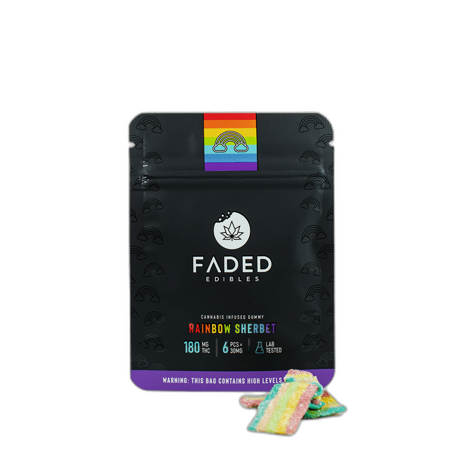 Faded Cannabis Co. Rainbow Sherbet