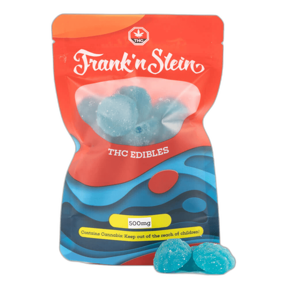 FrankNStein Blue Raspberries 500MG THC