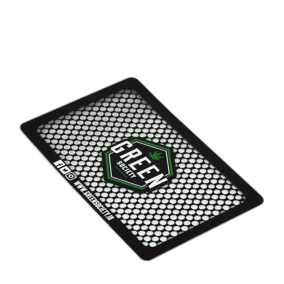 Green Society Card Grinder Horizontal Design