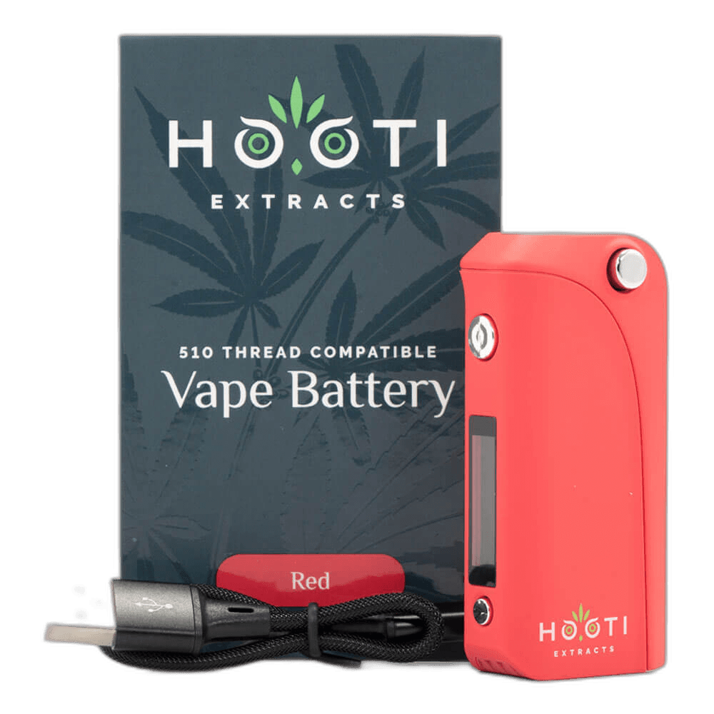 Hooti 510 Vape Battery Red