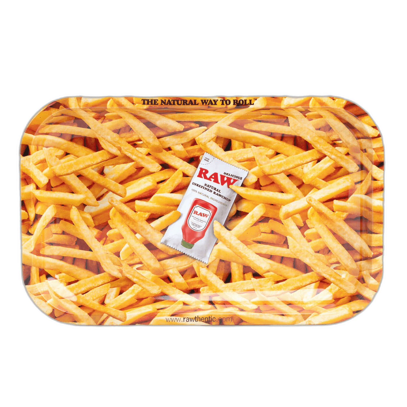 Raw Rolling Tray French Fries