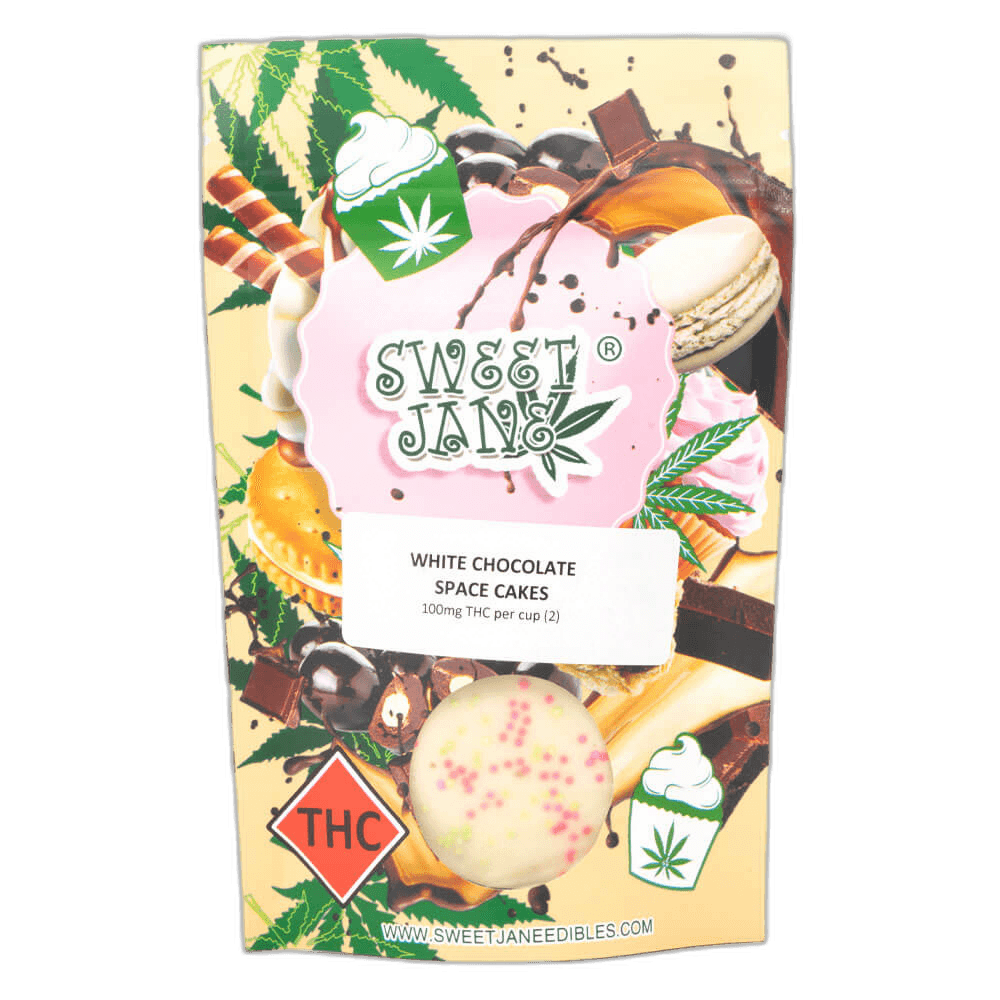 SweetJane White Chocolate Space Cakes 200MG THC