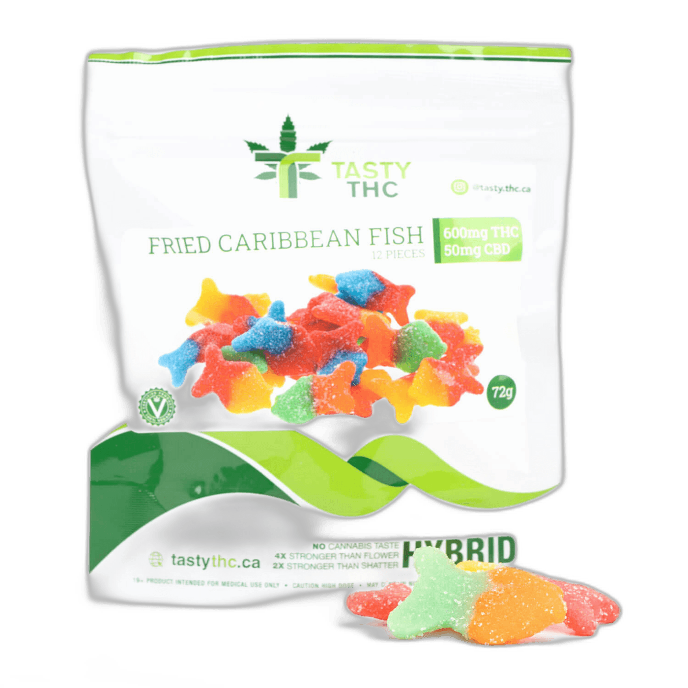 TastyTHC Fried Caribbean Fish 600MG THC