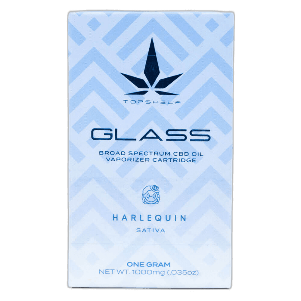 TopShelf Glass CBD Cartridge Harlequin