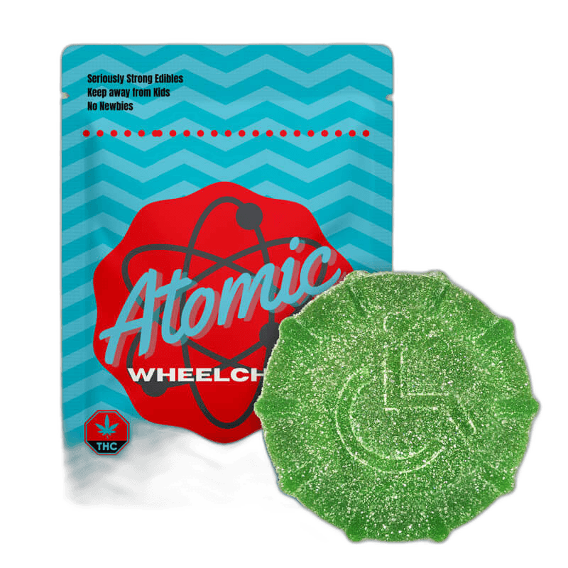 atomic wheelchair gummy green web