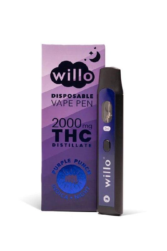 Willo 2G THC Disp Pen – Blueberry Doughnut