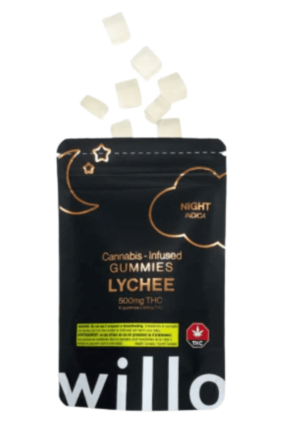 Willo 500mg THC Gummies – Lychee