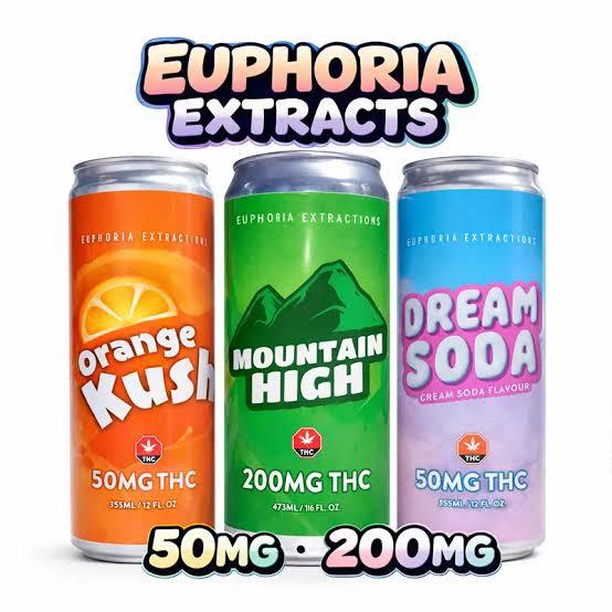 Euphoria Extractions THC Drink 50mg – Mountain High