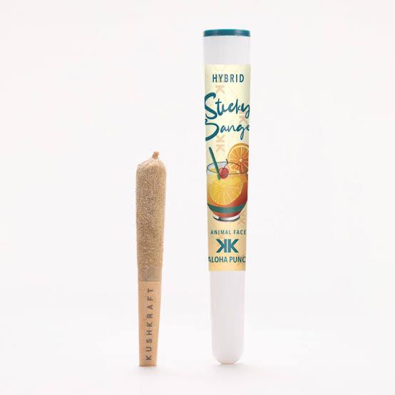 KushKraft 2G PreRoll Infused With Bubble Hash & THC Liquid Diamonds – Cherry