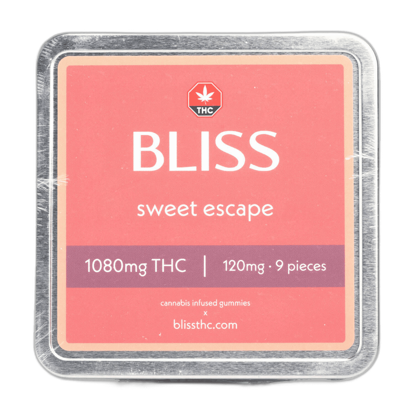 Bliss Cannabis Infused Gummies 1080MG THC Sweet Escape