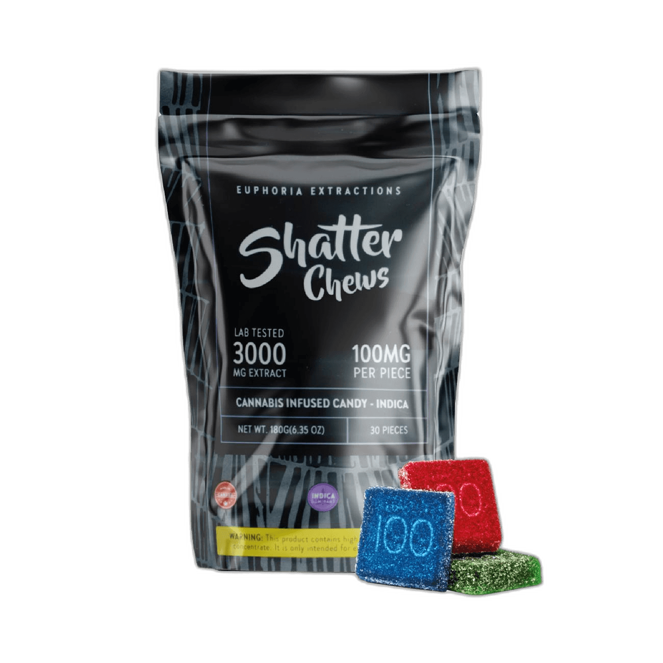 KAMIKAZI EUPHORIA EXTRACTIONS 3000MG SHATTER CHEWS.JPG 434