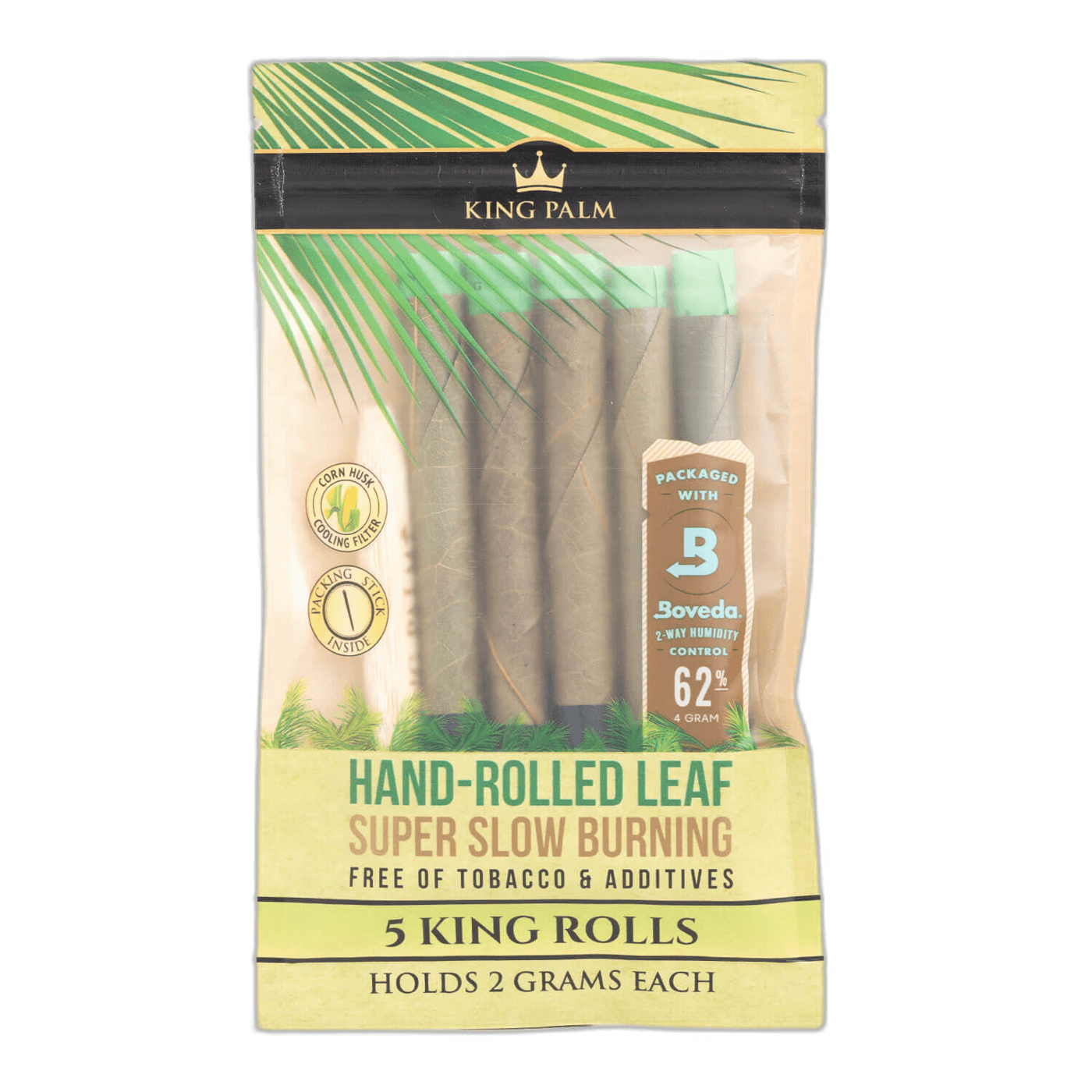 KingPalm Hand Rolled Leaf King Rolls 5Pack