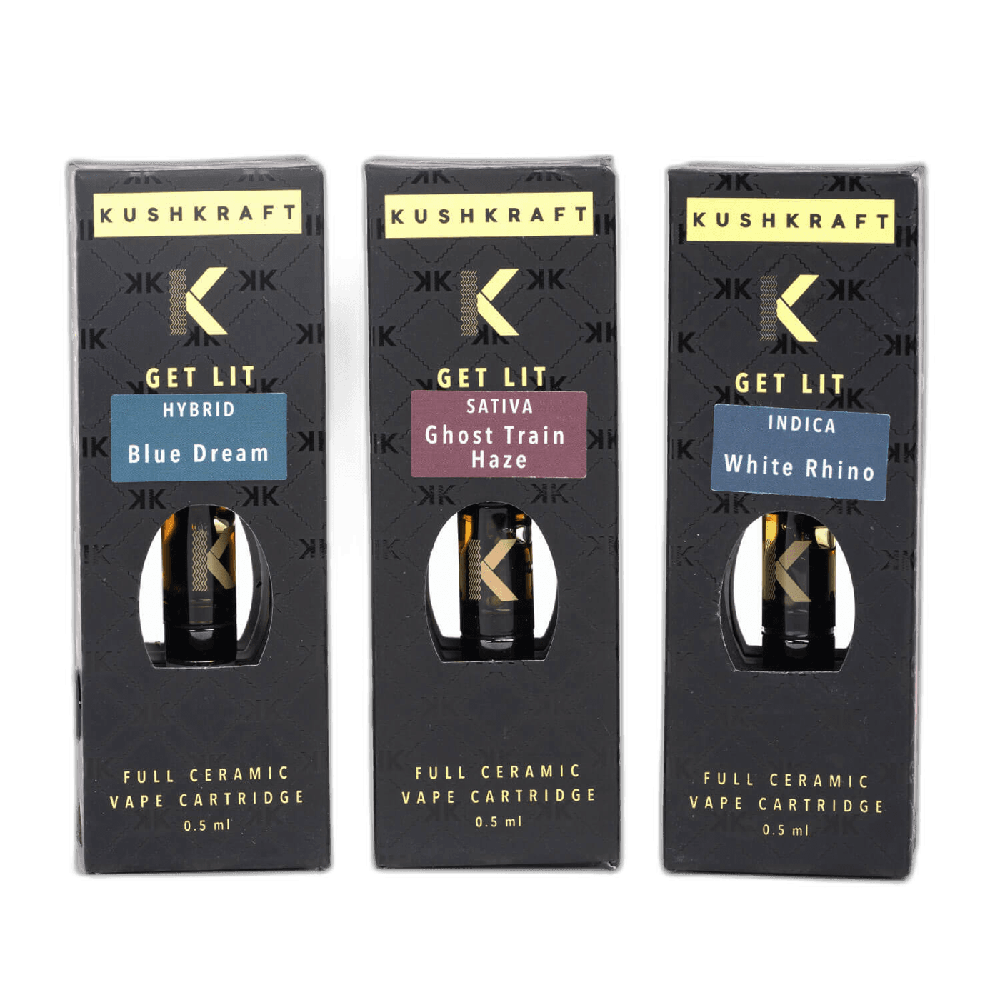 KushKraft Ceramic Vape Cartridge Bundle