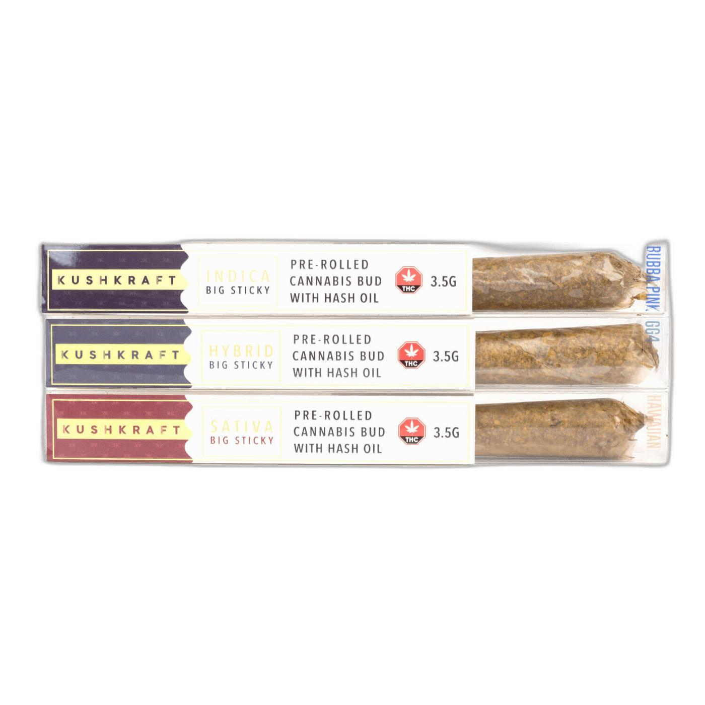 KushKraft Pre Rolled Cannabis Bud With Hash Oil Bundle