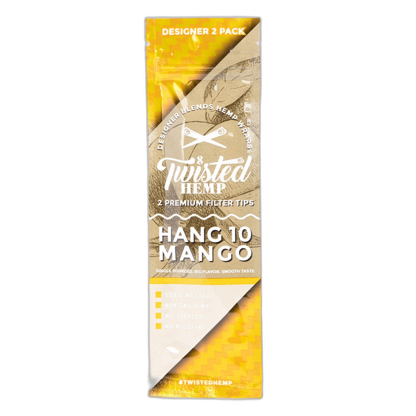 TwistedHemp Hemp Wraps Hang10 Mango