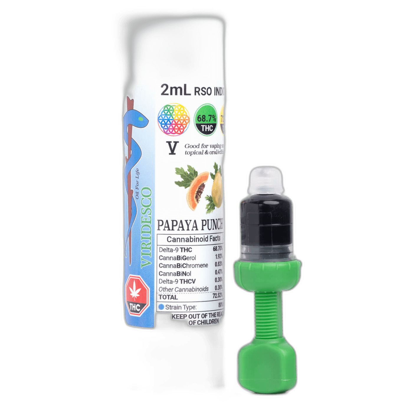 Viridesco RSO Syringe Papaya Punch