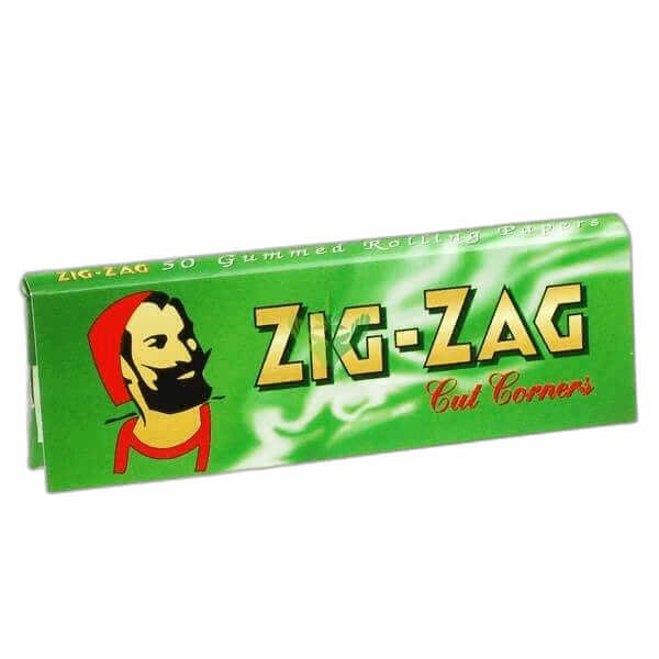Zig Zag Green rolling paper