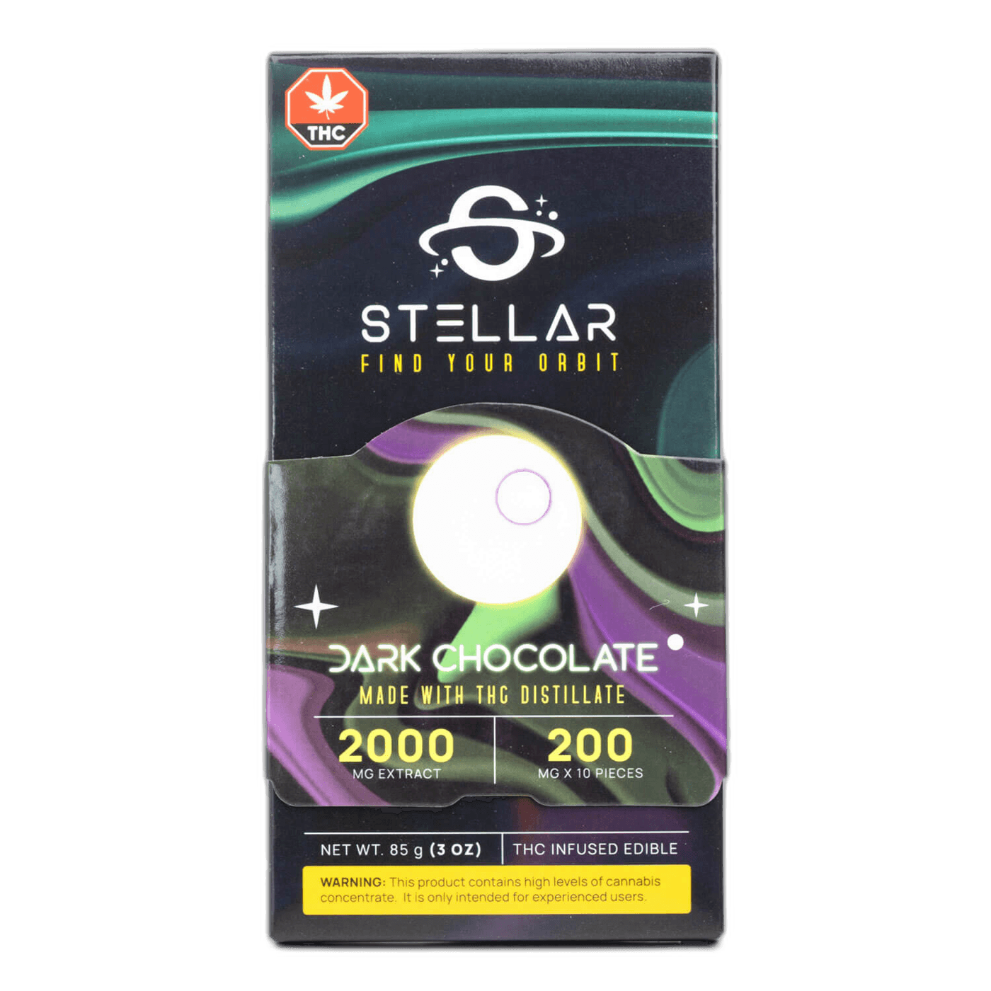 Stellar Dark Chocolate 2000MG THC