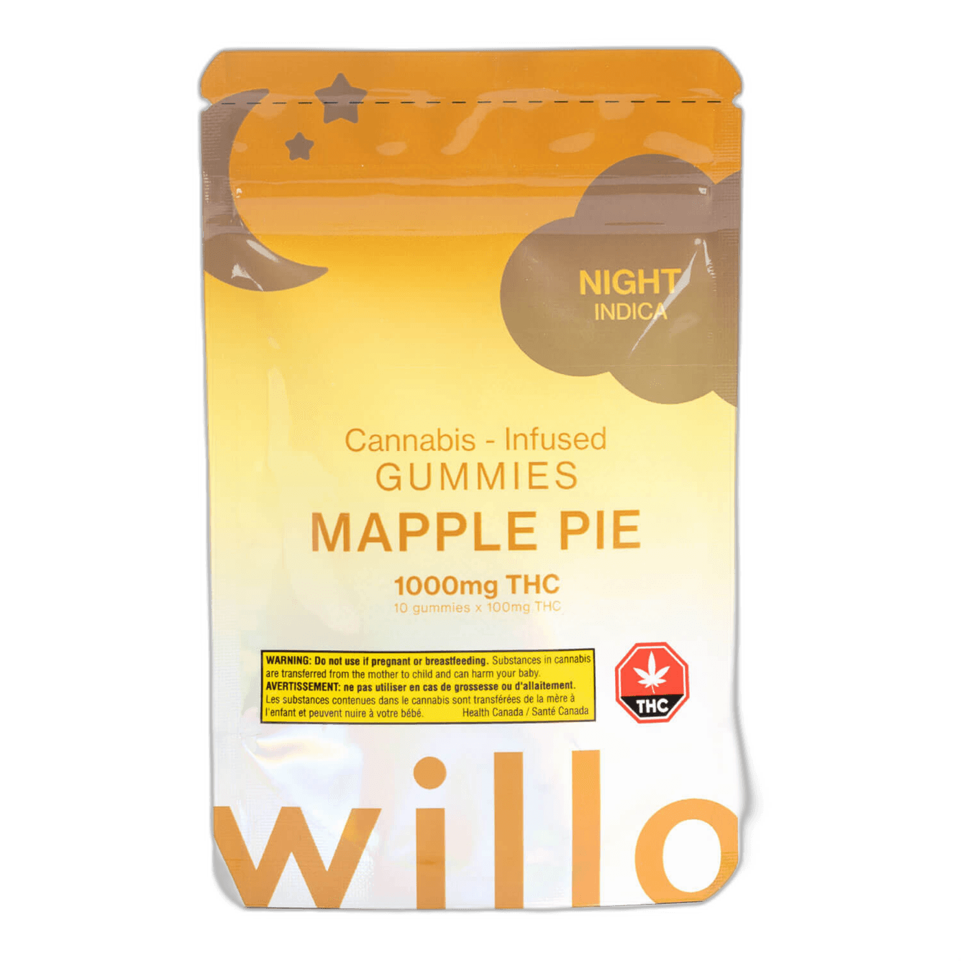 Willo 1000MG THC Gummies Mapple Pie