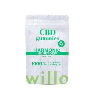 Willo 1000mg CBD Gummies – Harmonic Honeydew