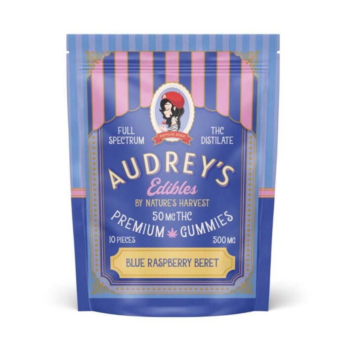 audreys blueberry 700x700 - Audrey’s 500mg Gummies