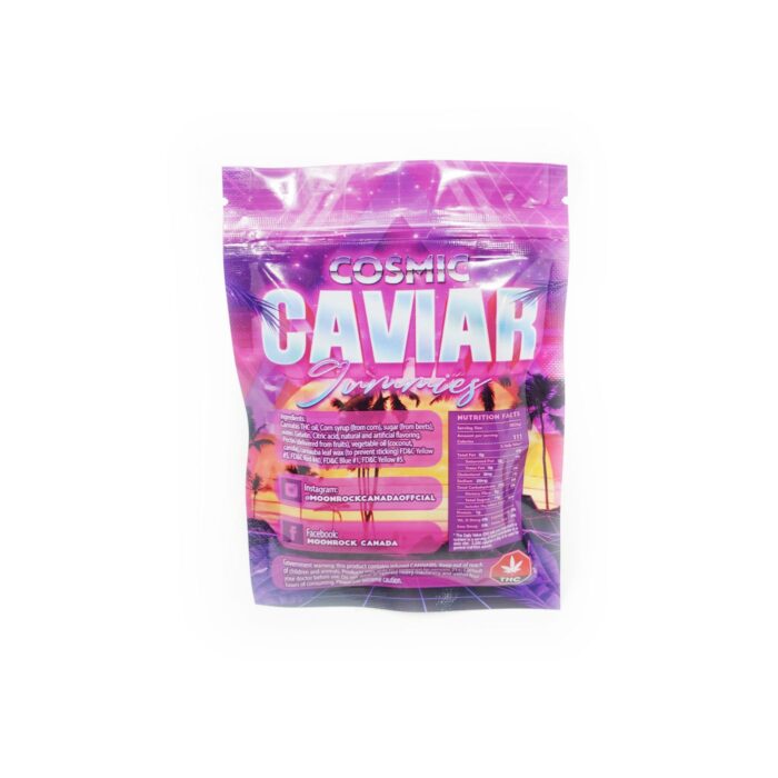 100MG THC COSMIC CAVIAR – INFUSED ORANGE GUMMY BEARS 10 X 10MG 1 TORONTO KAMIKAZI WEED DELIVERY 700x700 - Cosmic Caviar - 100mg THC Gummies