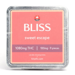 Bliss Cannabis Infused Gummies 1080MG THC Sweet Escape 247x247 - 1080mg THC Sweet Escape Gummies (Bliss Edibles)