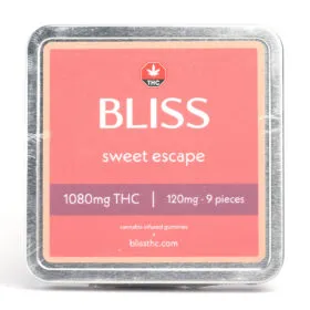 Bliss Cannabis Infused Gummies 1080MG THC Sweet Escape 280x280 - 1080mg THC Sweet Escape Gummies (Bliss Edibles)