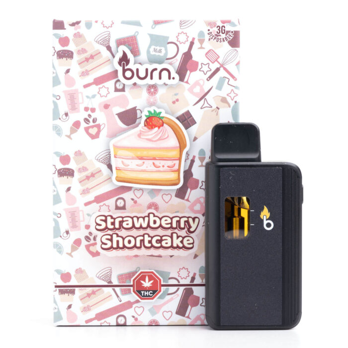 Burn 3Gram Disposable Vape Pen Strawberry Shortcake 700x700 - 3g Disposable Vapes (Burn)