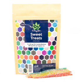 CannabisCousins Sweet Treats Rainbow Strips 500MG THC 280x280 - 500mg THC Rainbow Strips (Cannabis Cousins)