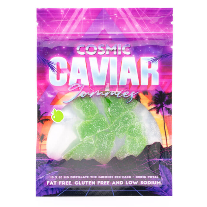 CosmicCaviar Medicated Gummies 100MG Apple 700x700 - Cosmic Caviar Gummies (Moonrock Canada)