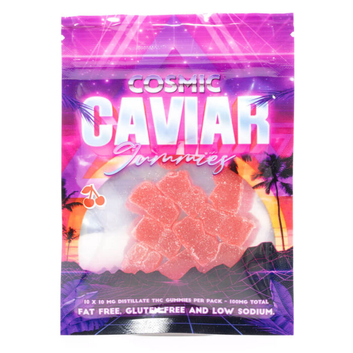 CosmicCaviar Medicated Gummies 100MG Cherry 700x700 - Cosmic Caviar Gummies (Moonrock Canada)