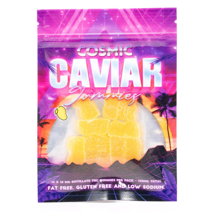 CosmicCaviar Medicated Gummies 100MG Mango 700x700 - Cosmic Caviar Gummies (Moonrock Canada)