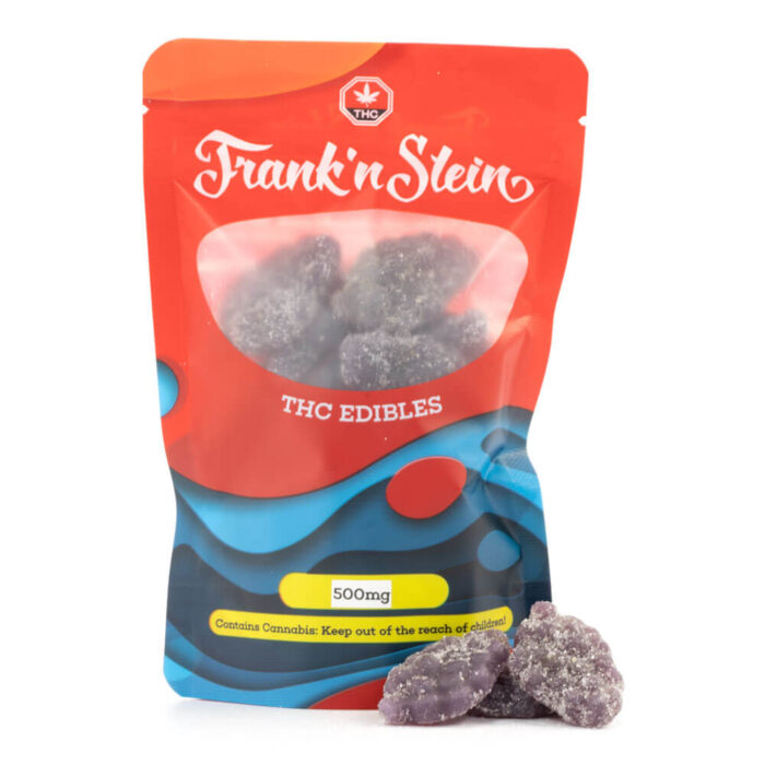FrankNStein Grapes 500MG THC 700x700 - 500mg THC Edibles (Frank’n Stein)