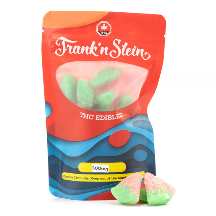 FrankNStein Watermelons 500MG THC 700x700 - 500mg THC Edibles (Frank’n Stein)